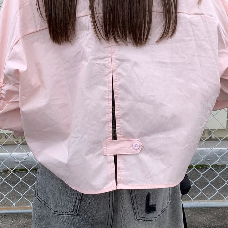 袖シャーリングショートシャツ | non-hedge  | 詳細画像11 