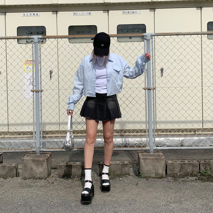 袖シャーリングショートシャツ | non-hedge  | 詳細画像15 