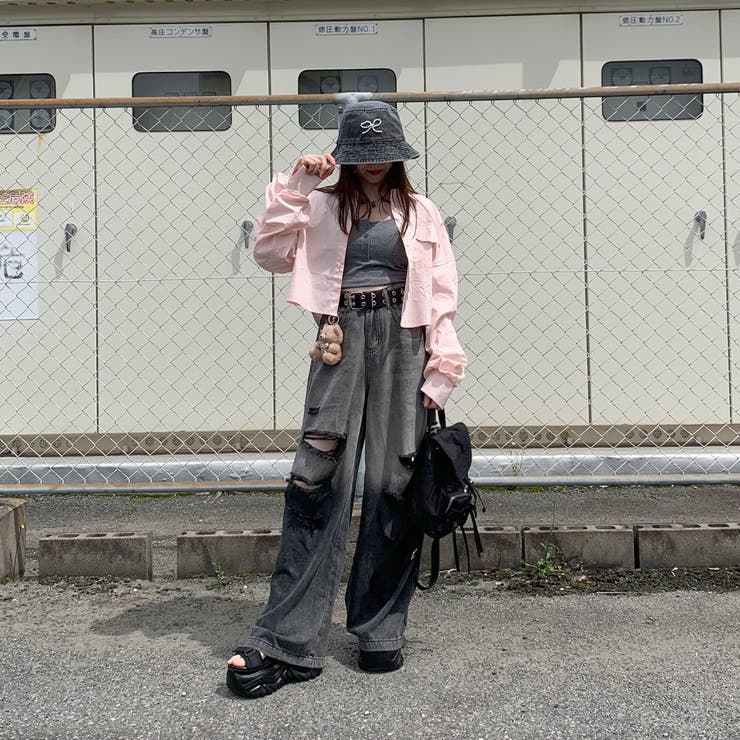 袖シャーリングショートシャツ | non-hedge  | 詳細画像2 