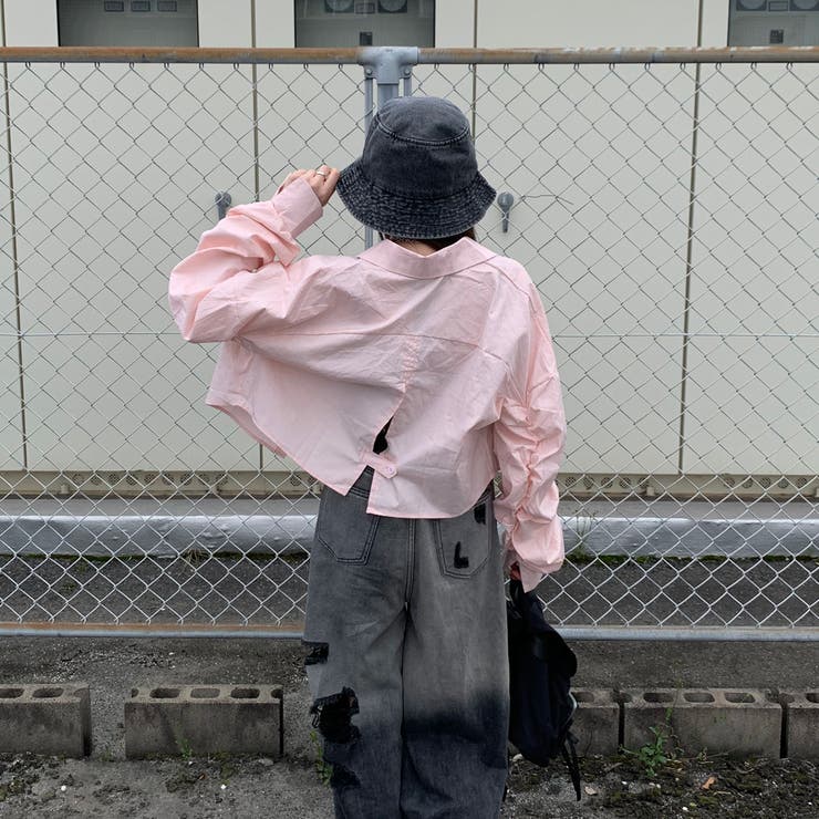 袖シャーリングショートシャツ | non-hedge  | 詳細画像5 