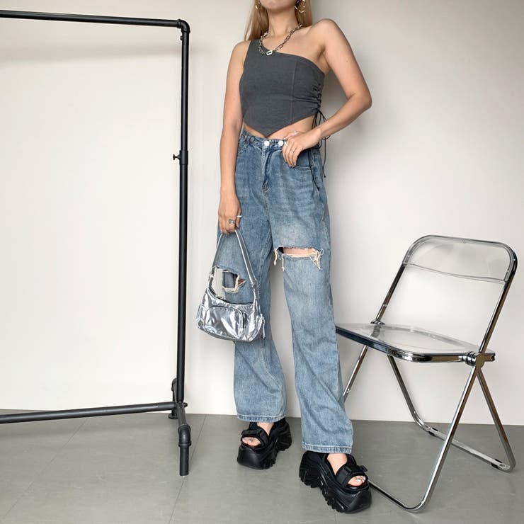 ★WEB限定★ワンショルレースアップ | non-hedge  | 詳細画像1 