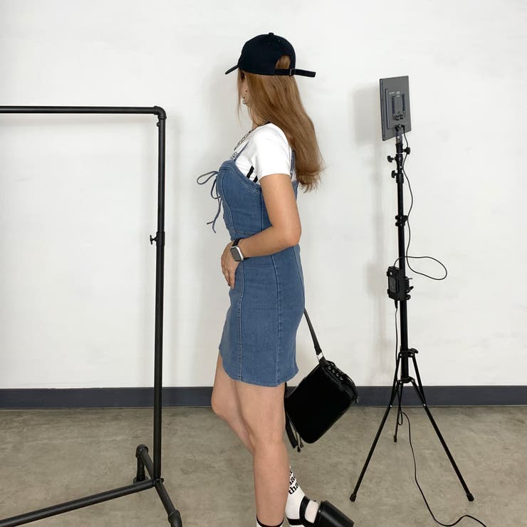 デニムスピンドルキャミワンピース[品番：NHGW0004829]｜non