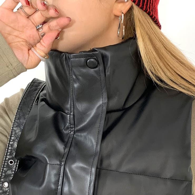 合成皮革中綿ベスト | non-hedge  | 詳細画像9 