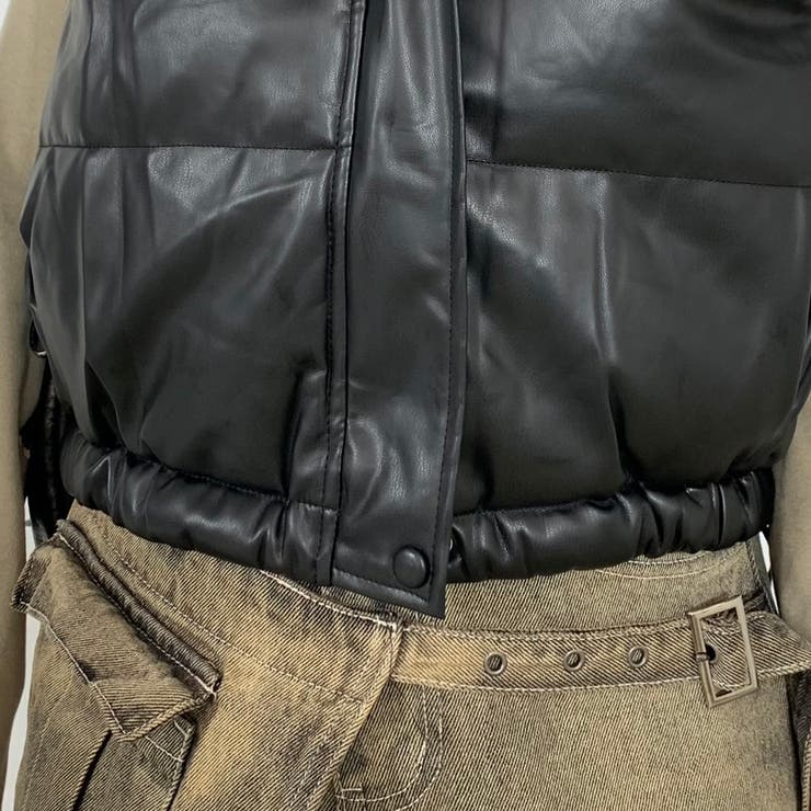 合成皮革中綿ベスト | non-hedge  | 詳細画像12 