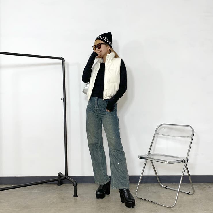 合成皮革中綿ベスト | non-hedge  | 詳細画像15 