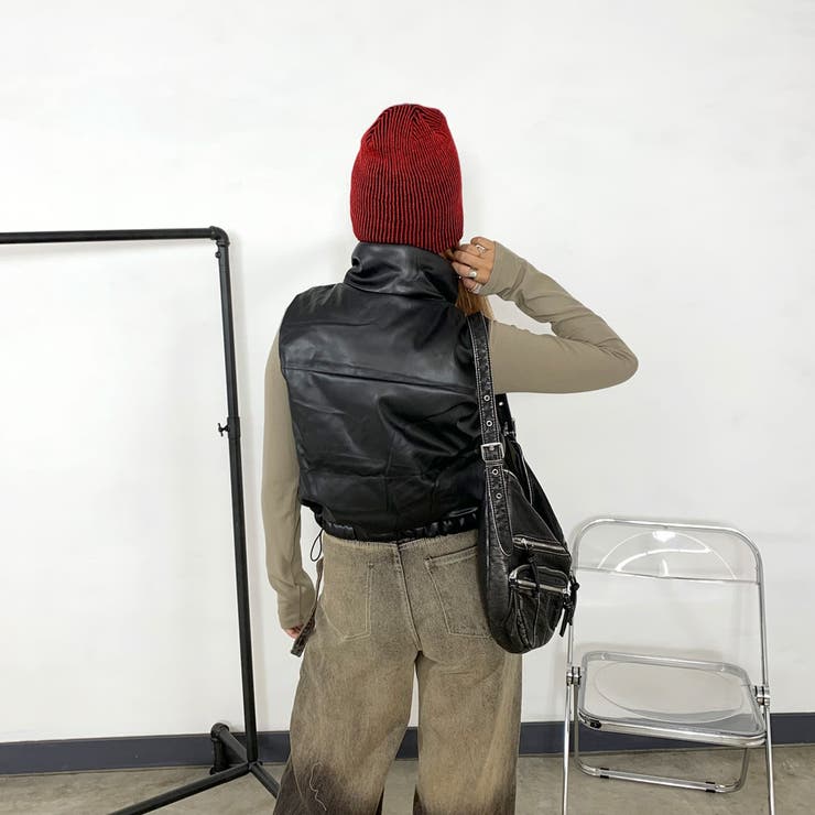 合成皮革中綿ベスト | non-hedge  | 詳細画像6 