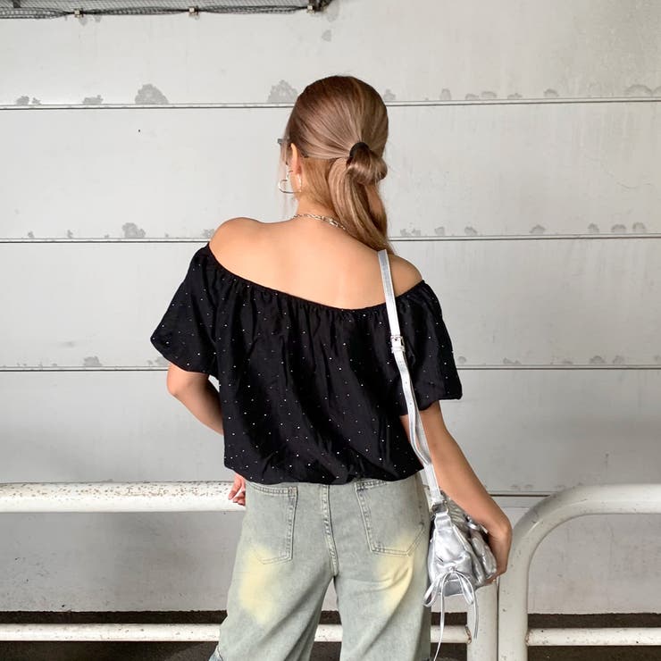 ストーンオフショルプルオーバー | non-hedge  | 詳細画像11