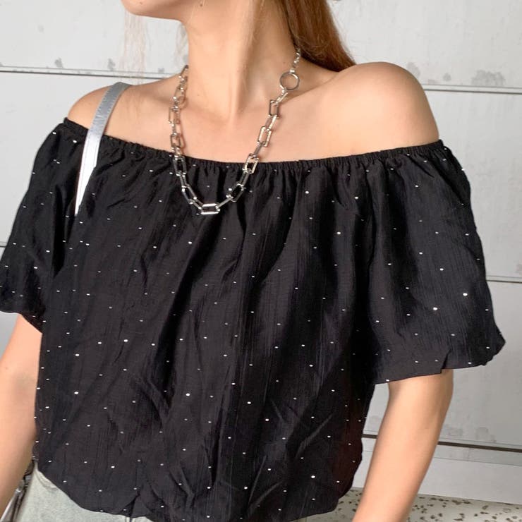 ストーンオフショルプルオーバー | non-hedge  | 詳細画像12