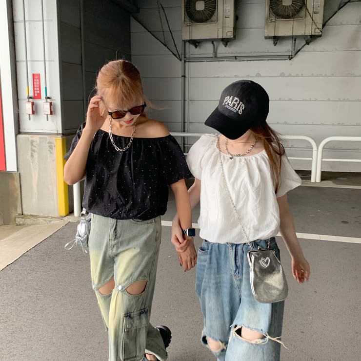 ストーンオフショルプルオーバー | non-hedge  | 詳細画像17