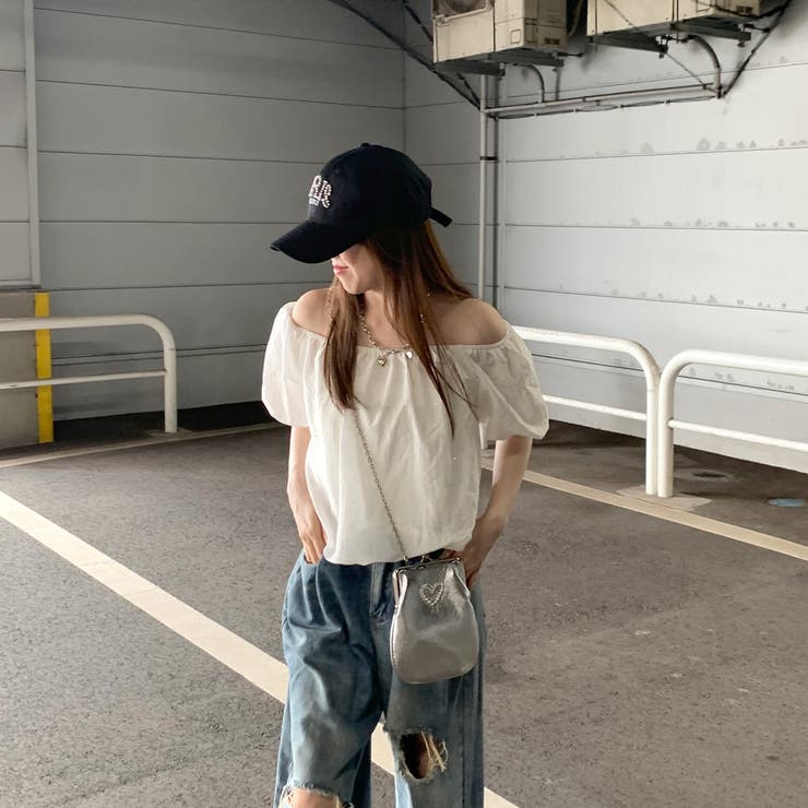 ストーンオフショルプルオーバー | non-hedge  | 詳細画像2