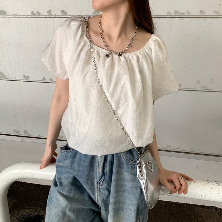 ストーンオフショルプルオーバー | non-hedge  | 詳細画像5