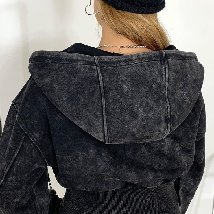 B1ARCHIVE/ビーワンアーカイヴ / SHORT HOODIE BLACK II