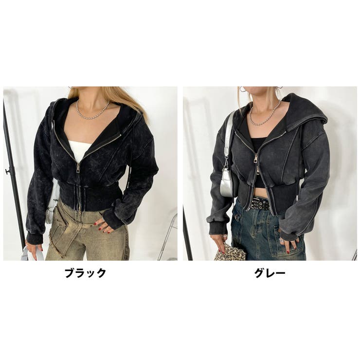 ブリーチZIPショートパーカー | non-hedge  | 詳細画像25 