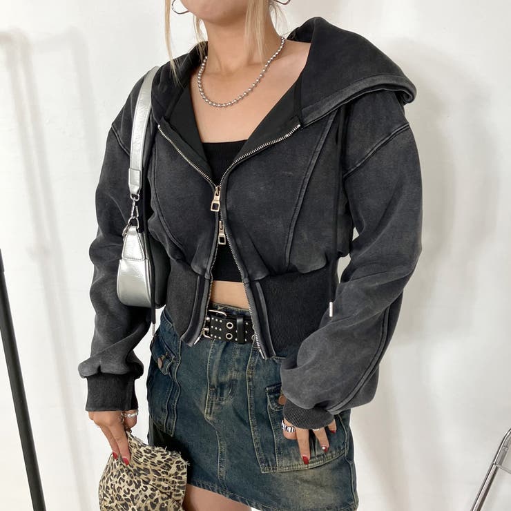 ブリーチZIPショートパーカー | non-hedge  | 詳細画像5 