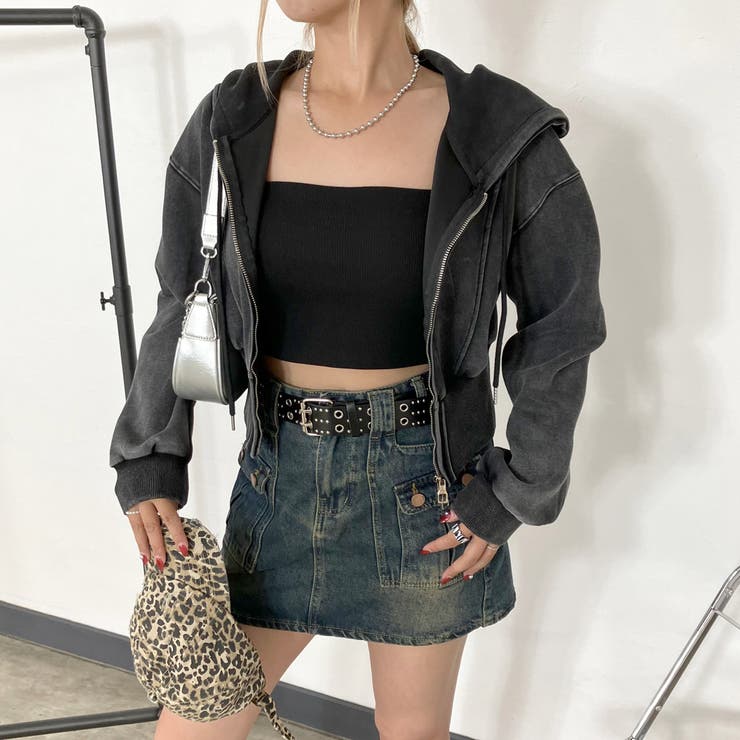 ブリーチZIPショートパーカー | non-hedge  | 詳細画像6 