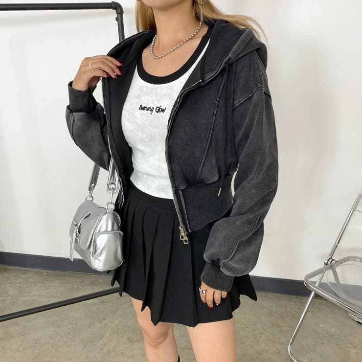 ブリーチZIPショートパーカー | non-hedge  | 詳細画像7 