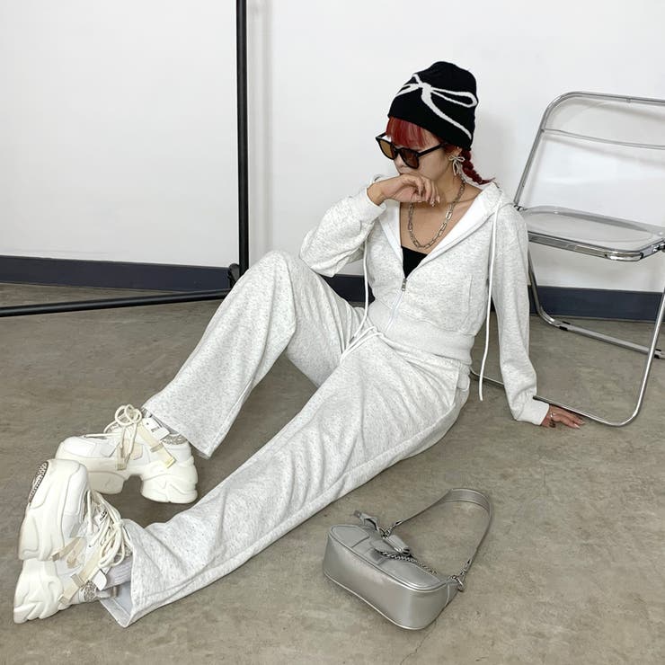 オートミール | ストーンZIPパーカー・パンツセットアップ | non-hedge 