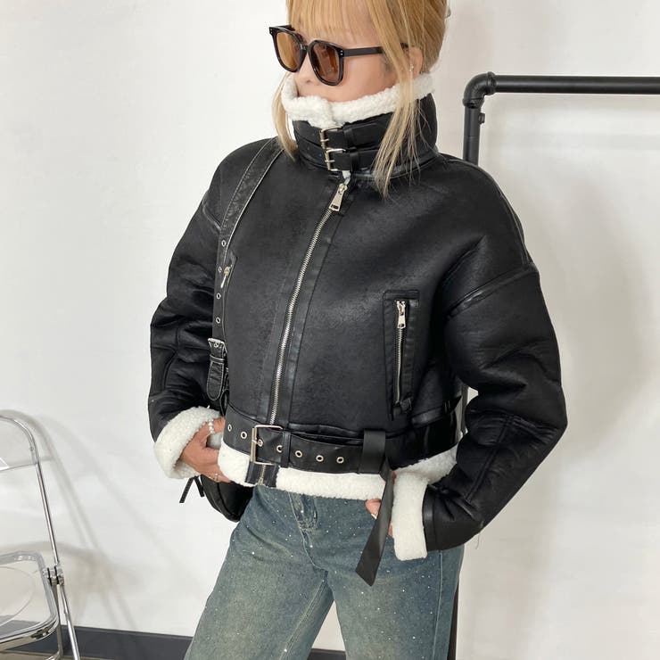 B-3 Mouton Jacket / Black LEINWANDE Leinwande Mouton B-3 Jacket