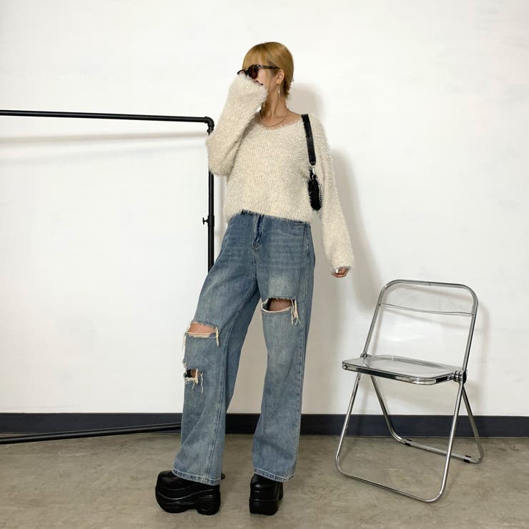 シャギーラメプルオーバー | non-hedge  | 詳細画像14 