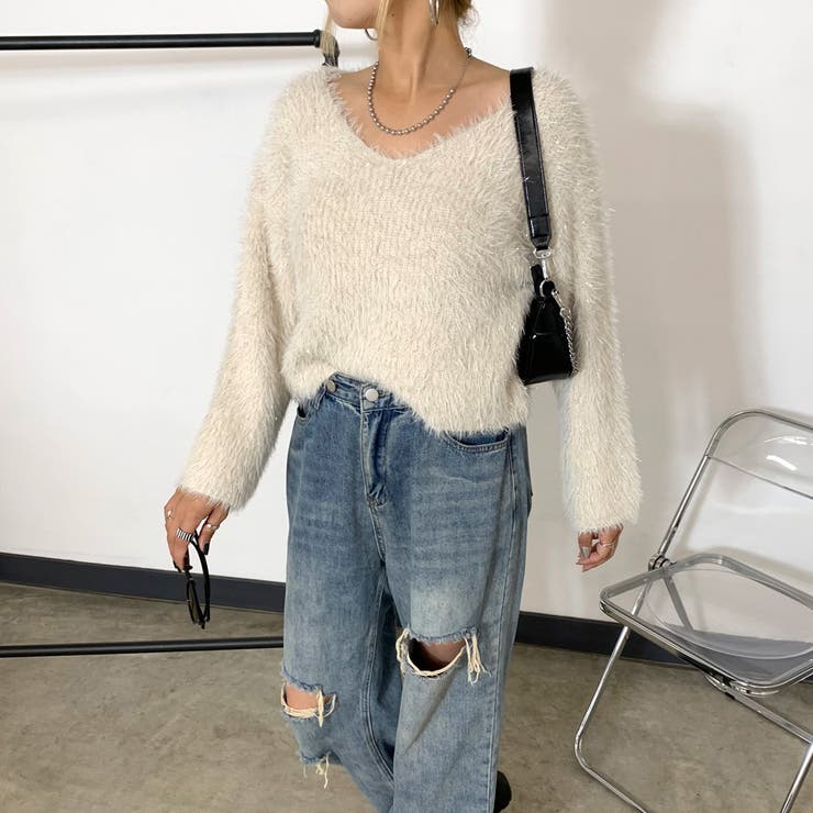 シャギーラメプルオーバー | non-hedge  | 詳細画像15 