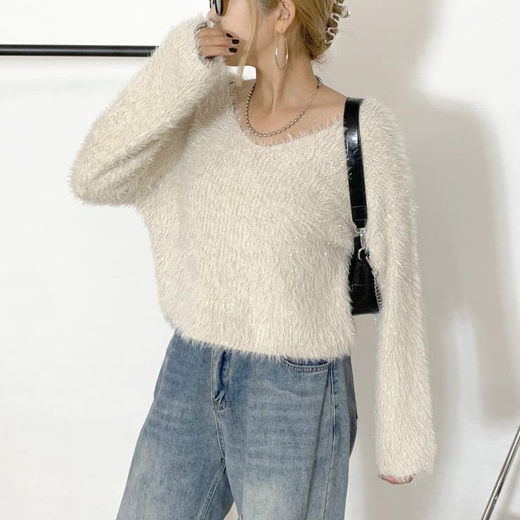 シャギーラメプルオーバー | non-hedge  | 詳細画像16 