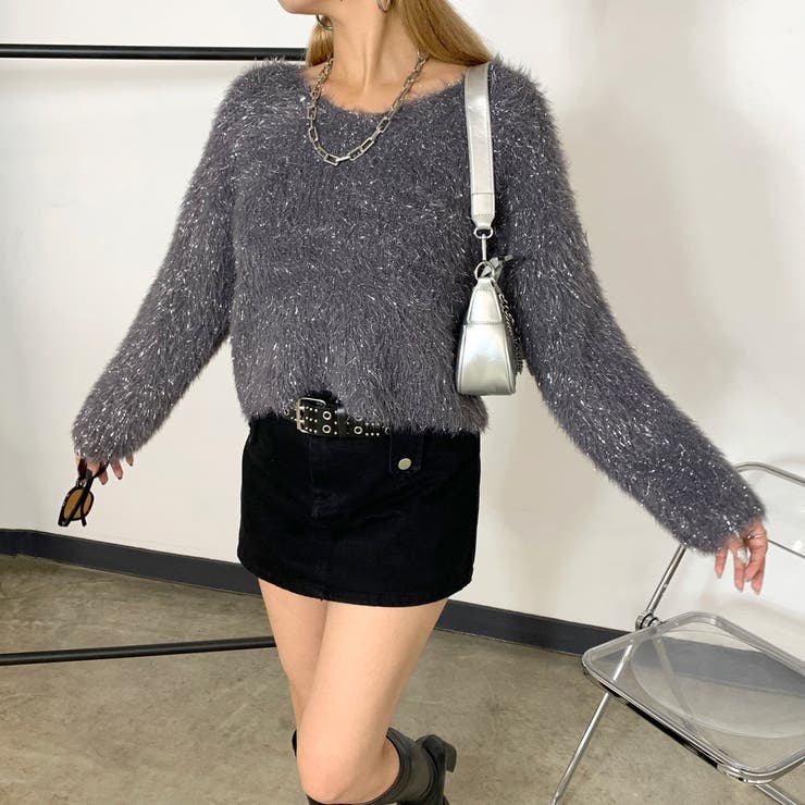 シャギーラメプルオーバー | non-hedge  | 詳細画像5 