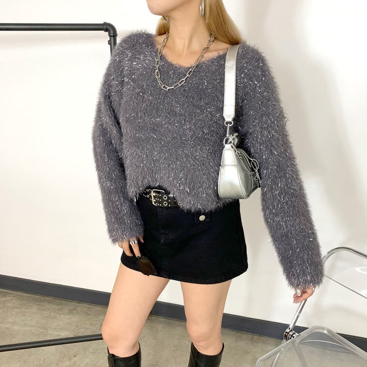 シャギーラメプルオーバー | non-hedge  | 詳細画像6 