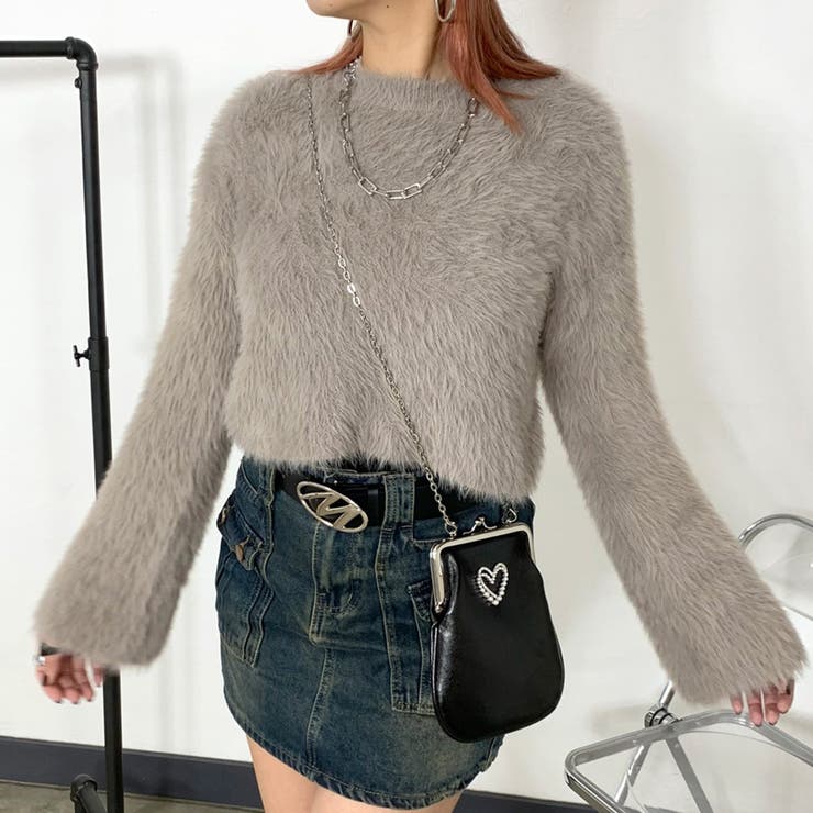 モカ | シャギーショートプルオーバー | non-hedge 