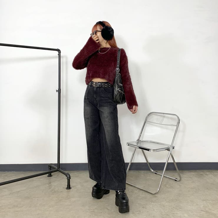 シャギーショートプルオーバー | non-hedge  | 詳細画像1 