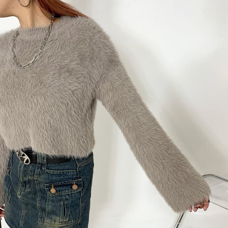 シャギーショートプルオーバー | non-hedge  | 詳細画像18 