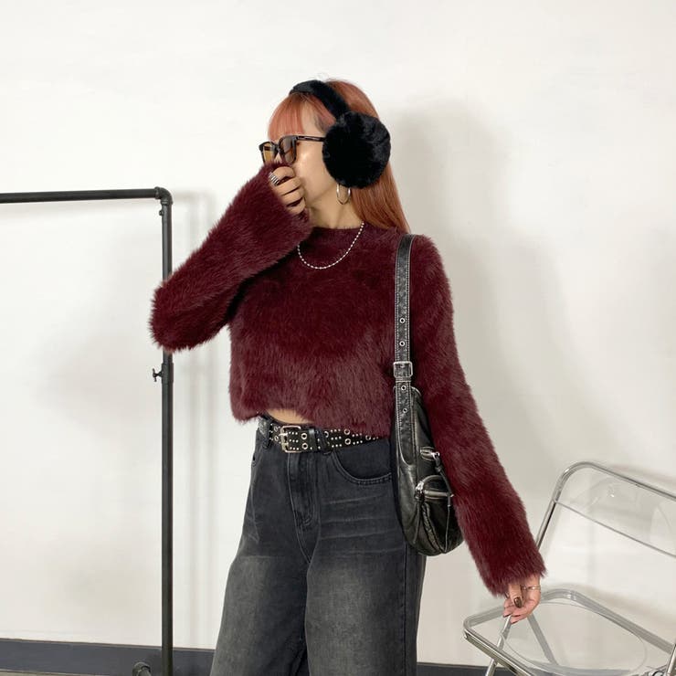 シャギーショートプルオーバー | non-hedge  | 詳細画像2 