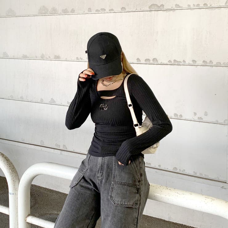 シルバーロゴサイドドロストトップス | non-hedge  | 詳細画像8