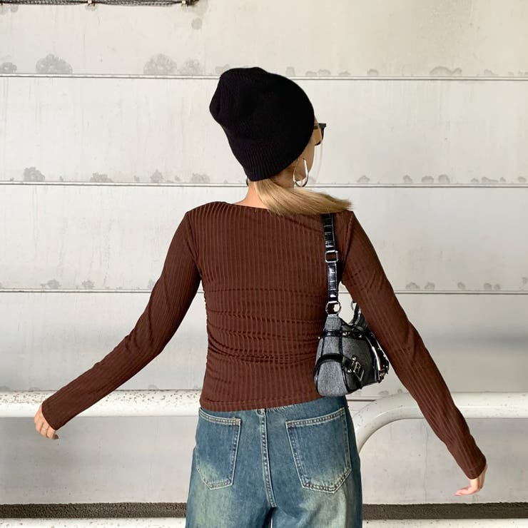 シルバーロゴサイドドロストトップス | non-hedge  | 詳細画像14