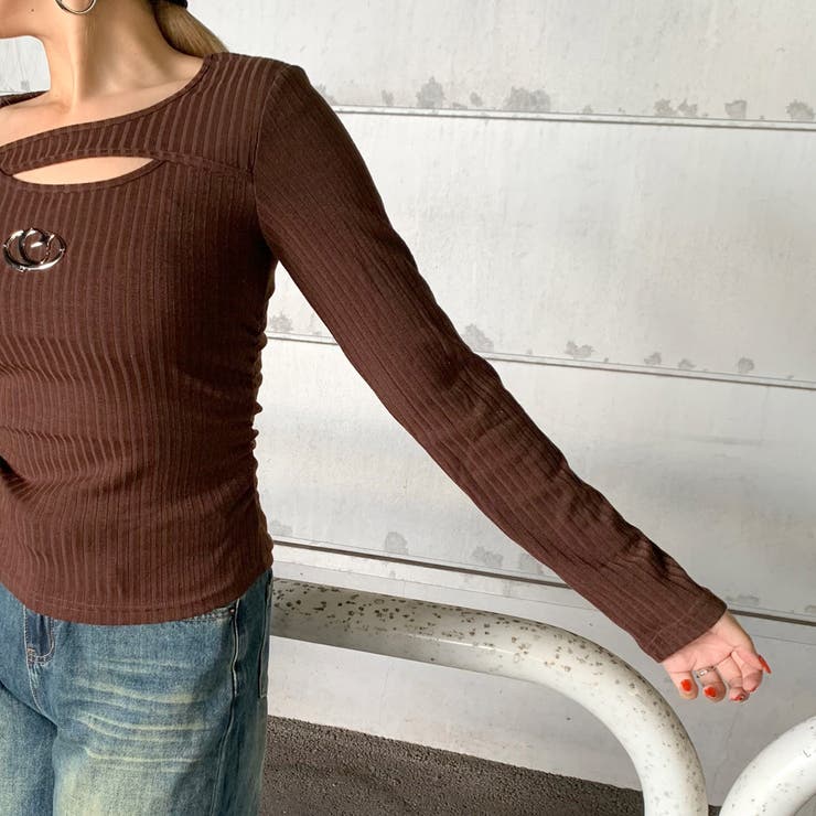 シルバーロゴサイドドロストトップス | non-hedge  | 詳細画像18