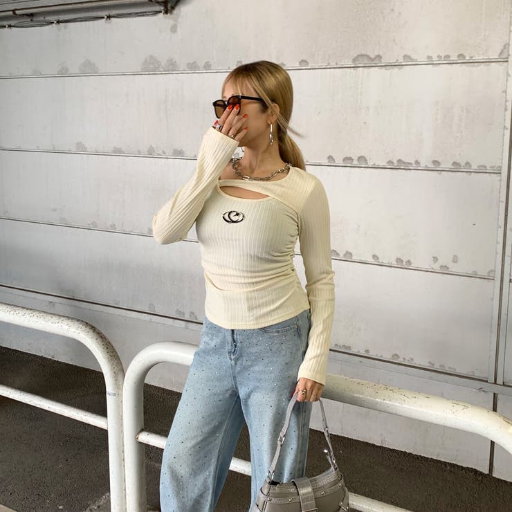 シルバーロゴサイドドロストトップス | non-hedge  | 詳細画像5