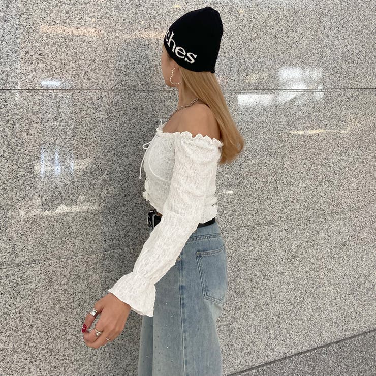 フクレジャガードスピンドルトップス | non-hedge  | 詳細画像9 