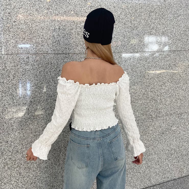 フクレジャガードスピンドルトップス | non-hedge  | 詳細画像10 