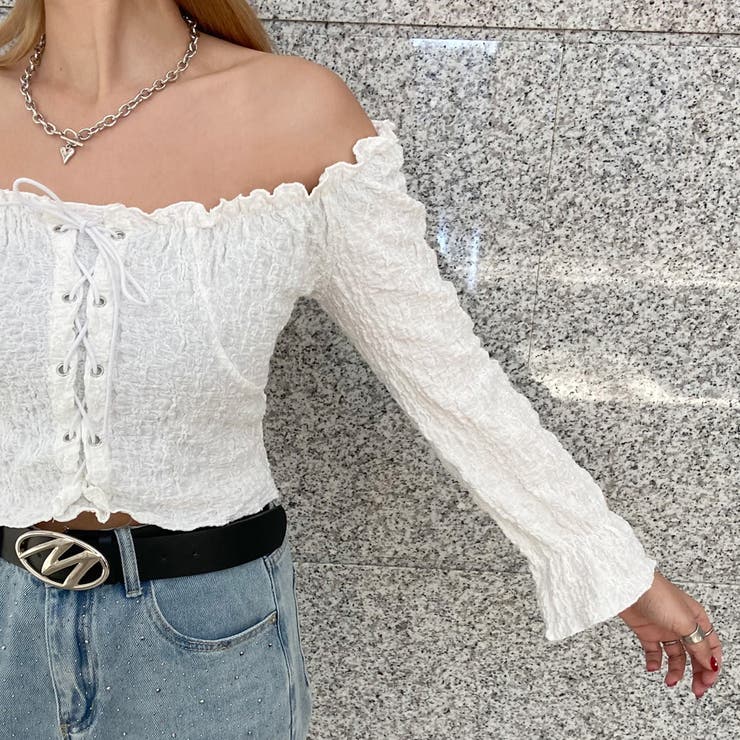 フクレジャガードスピンドルトップス | non-hedge  | 詳細画像13 