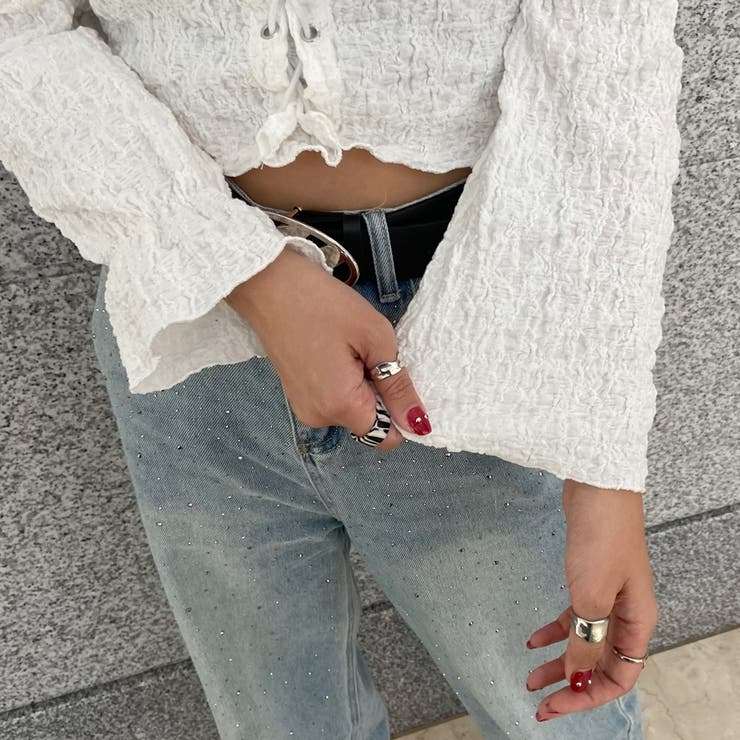 フクレジャガードスピンドルトップス | non-hedge  | 詳細画像15 