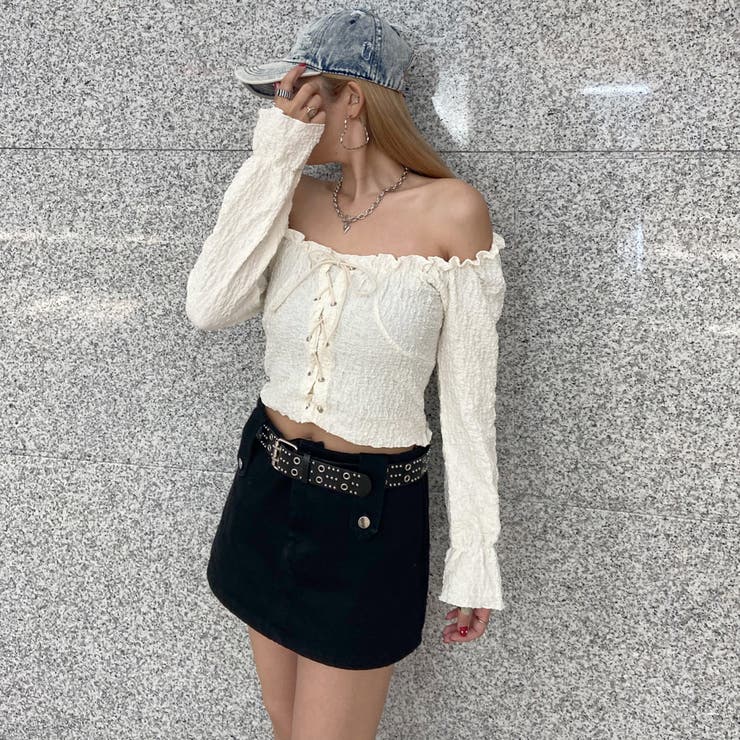 フクレジャガードスピンドルトップス | non-hedge  | 詳細画像25 