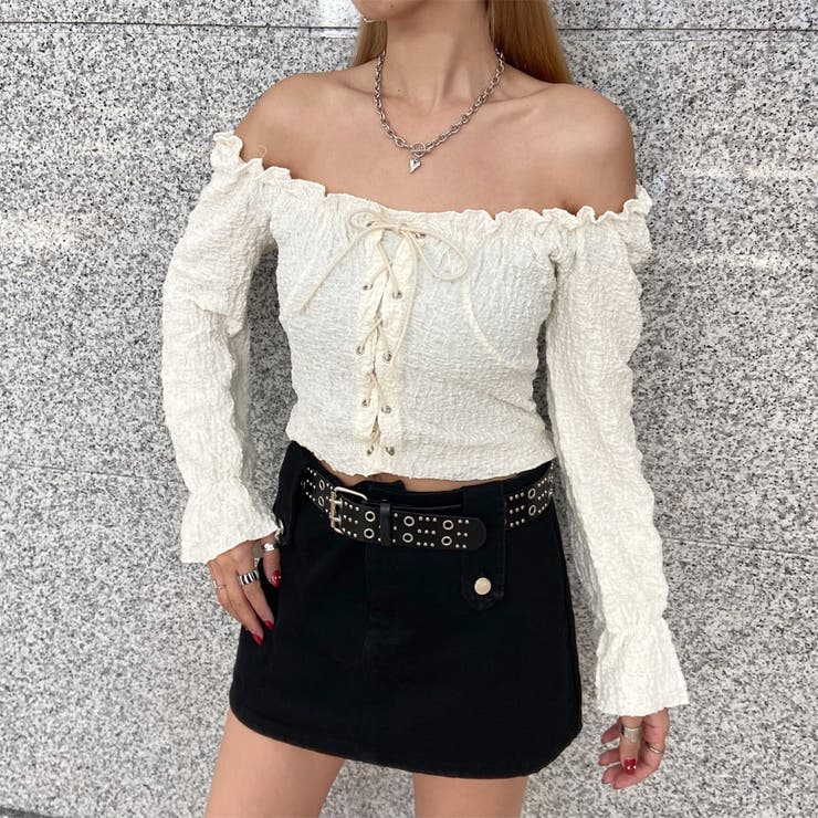 フクレジャガードスピンドルトップス | non-hedge  | 詳細画像26 