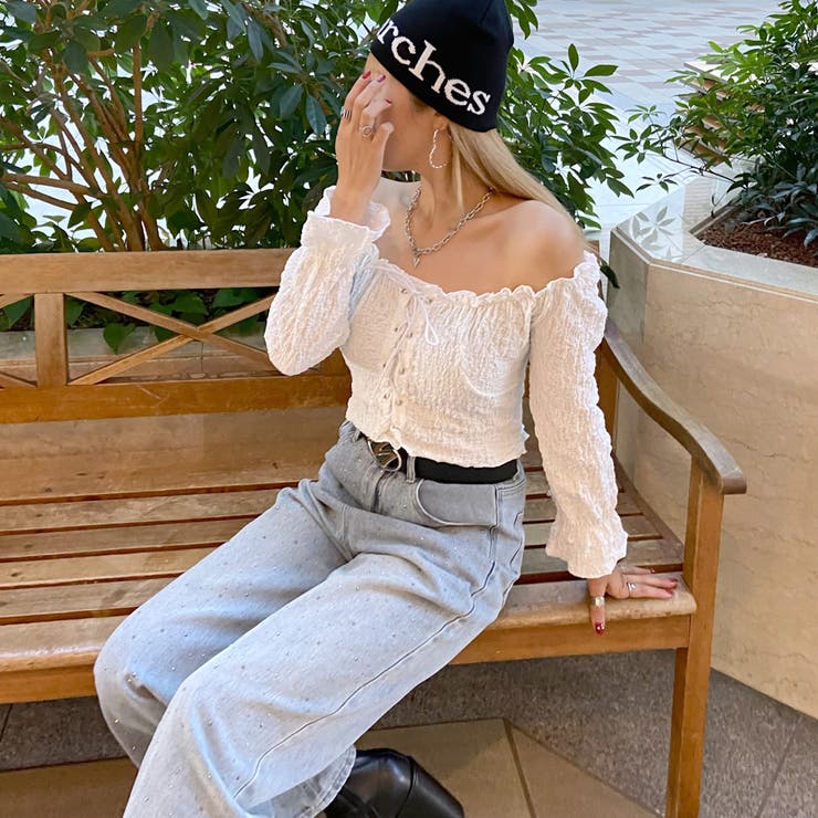 フクレジャガードスピンドルトップス | non-hedge  | 詳細画像4 