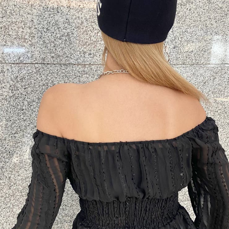 シフォンスクエアトップス | non-hedge  | 詳細画像12 