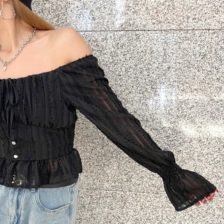 シフォンスクエアトップス | non-hedge  | 詳細画像13 