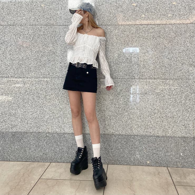 シフォンスクエアトップス | non-hedge  | 詳細画像2 