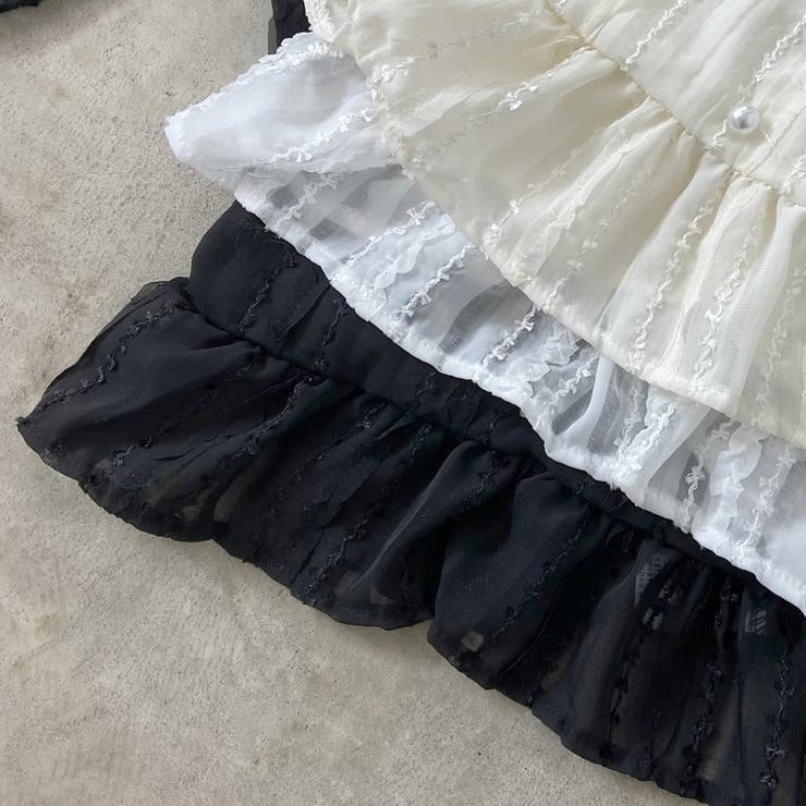 シフォンスクエアトップス | non-hedge  | 詳細画像30 