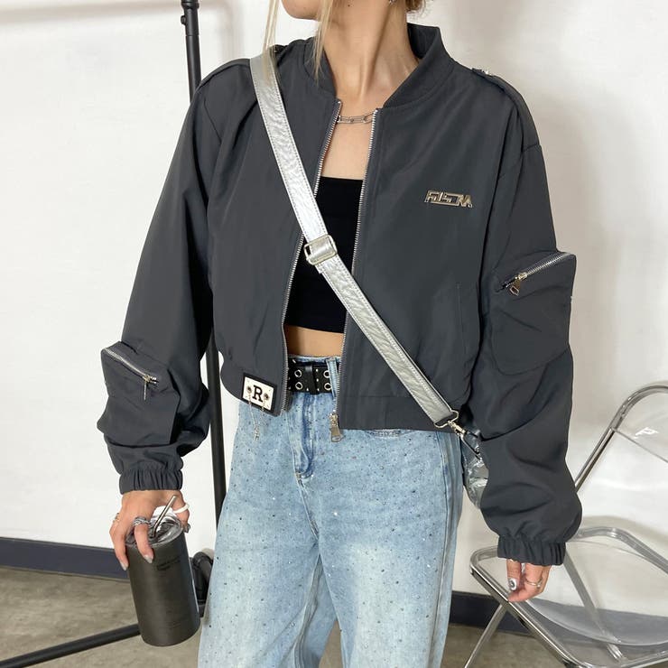 チャコール | シルバーロゴプレートMA1 | non-hedge 