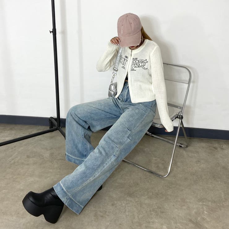 ロゴリブZIPトップス | non-hedge  | 詳細画像2 