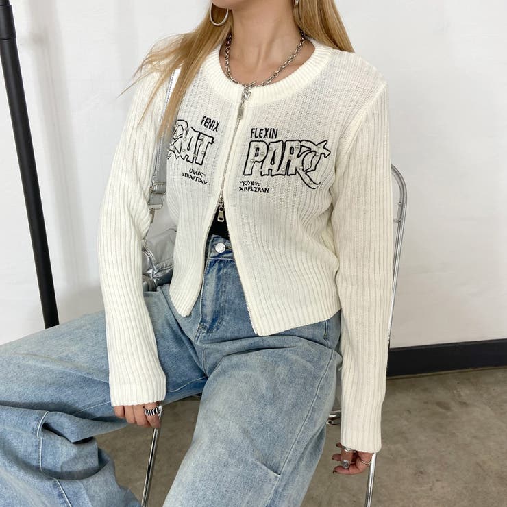 ロゴリブZIPトップス | non-hedge  | 詳細画像4 