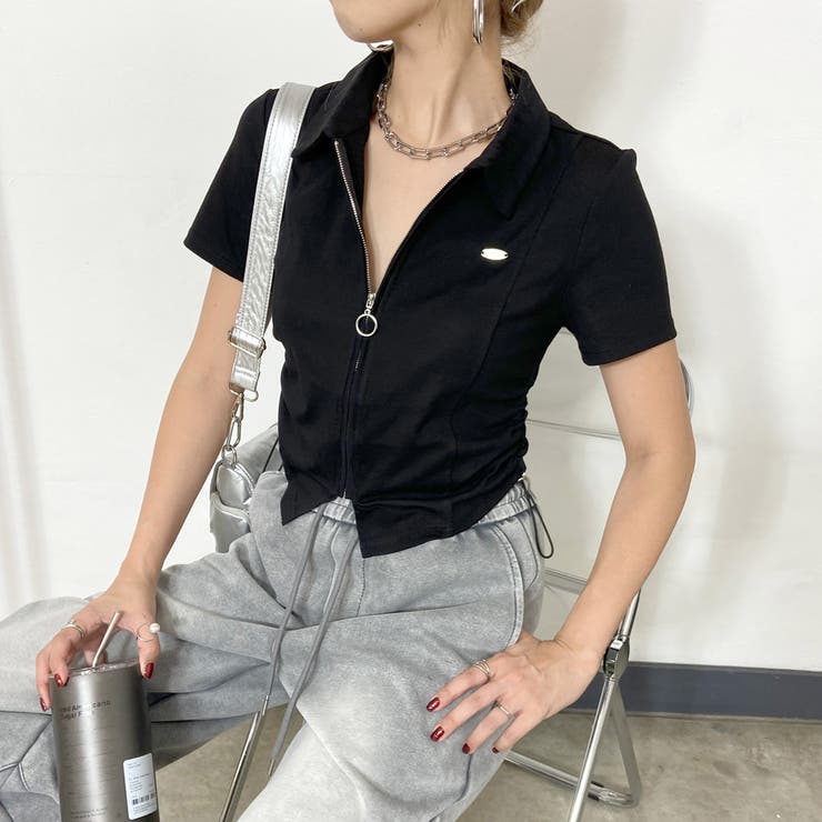 ZIPサイドドロストポロ | non-hedge  | 詳細画像17 